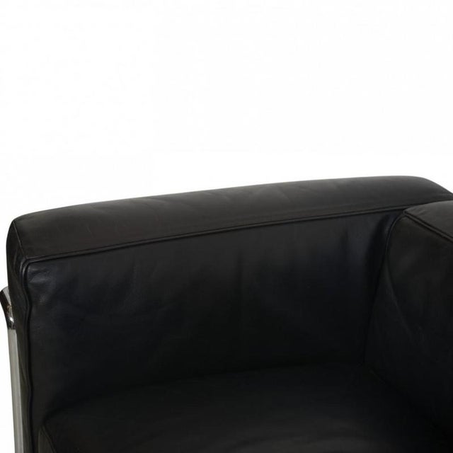 LC3 Chair in Black Leather by Le Corbusier, 2000s For Sale - Image 4 of 18