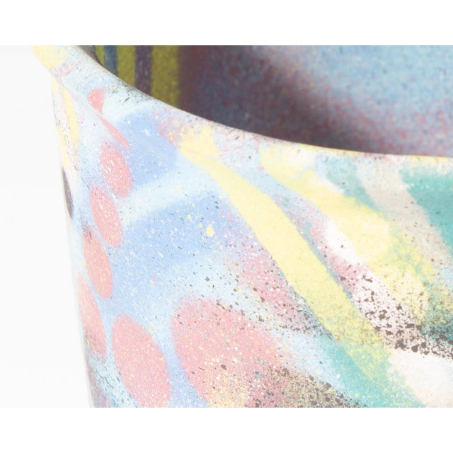 1990s r.e. Johnson 1994 Postmodern Studio Pottery Vase For Sale - Image 5 of 7