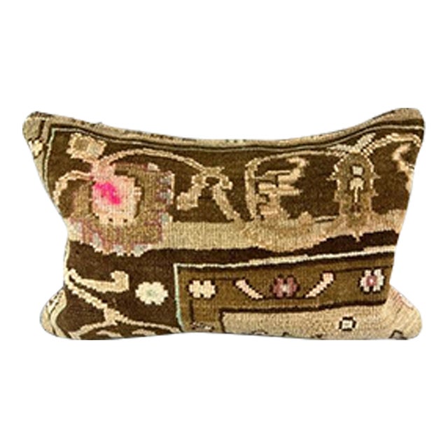 16 x 24 Rug Pillow Sultan's Serenade Turkish Pillow Cushion Cover For Sale