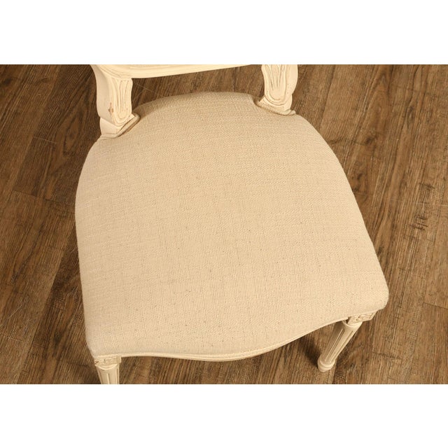 Century Furniture Set Of 8 Louis XVI Style Painted Dining Chairs For Sale - Image 16 of 18