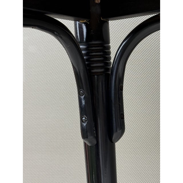 Antique Vienna Secession Bentwood Side Table attributed to J. & J. Kohn and Thonet Circle, Austria, 1890s For Sale - Image 9 of 18