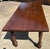 Wood Dark French Country Farm Dining Table For Sale - Image 7 of 12