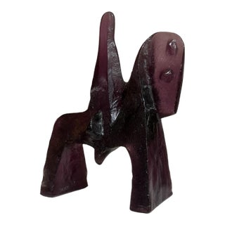 Daum France "Parsifal" Pâte-De-Verre Sculpture by Claude Wetzstein – Limited Ed. 104/200 For Sale