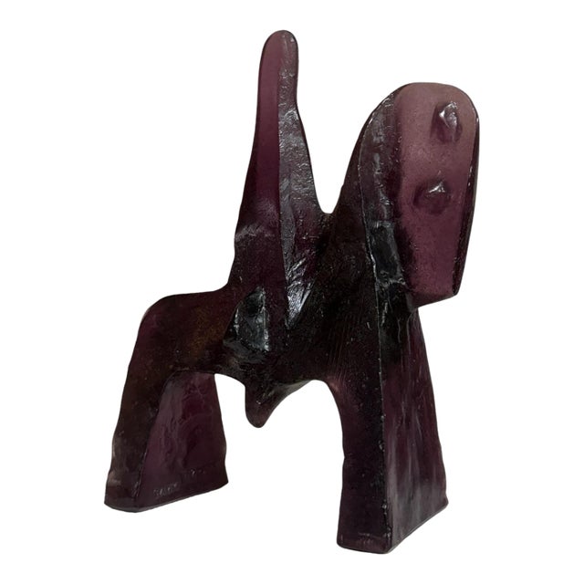 Daum France "Parsifal" Pâte-De-Verre Sculpture by Claude Wetzstein – Limited Ed. 104/200 For Sale