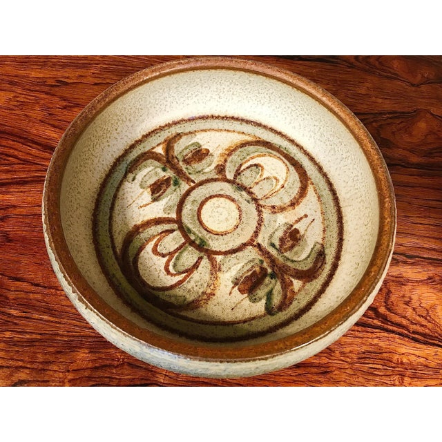 Vintage Danish Ceramic Bowl, Vase Lamp & Candle Stand Set by Noomi Backhausen for Søholm, Set of 3 For Sale - Image 4 of 15