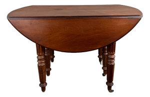 19th Century Drop-Leaf Table in Wood
