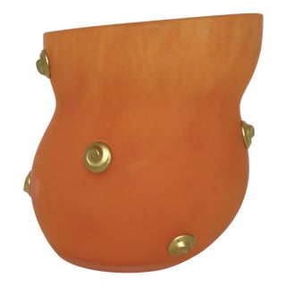 Small Glass Vase by Garouste & Bonetti for Nina Ricci, 1990s For Sale