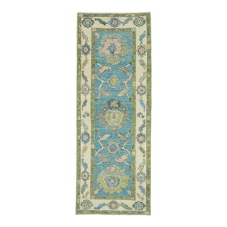 Turkish Oushak Runner Rug 2'2" x 5'11" #17171 For Sale