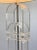 Metal Vintage Double Arched Lucite Lamp With Pierced Rod Detail, Circa 1970s For Sale - Image 7 of 13