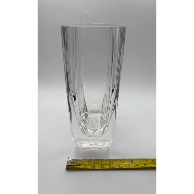 Glass Ab Kosta Sea Glasbruck Etched Vase by Renate Stock Made in Sweden For Sale - Image 7 of 10