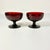 1920s Antique Art Deco Boho Chic Hollywood Regency Ruby Red Champagne Coupes - Set of 9 For Sale - Image 9 of 12