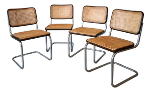 S32 Chairs by Marcel Breuer for Thonet, 1978, Set of 4