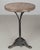 Metal 19th Century French Cast Iron Marble Top Bistro Table For Sale - Image 7 of 11