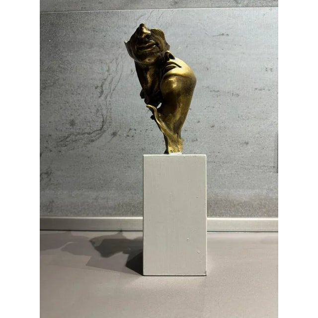 Italian Sculpture Bronze Lovers For Sale - Image 9 of 10