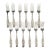 Antique Whiting Lily of the Valley Sterling Silver Luncheon Forks - Set of 12 For Sale