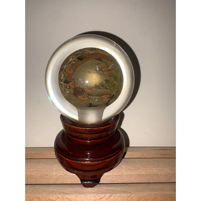 Vintage Asian Globe, 1950 For Sale - Image 8 of 8