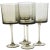 Mid-Century Modern Geometric Etched Wine Goblets- Set of Four For Sale - Image 3 of 10