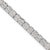 Modern Ladies 14k White Gold Gsi 5.00ct Round Lab Grown Diamond Tennis Bracelet For Sale - Image 3 of 9