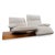 Grey Fabric Wave Three Electric Two-Seater Sofa by Koinor For Sale - Image 6 of 17