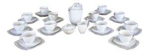 12-Person Coffee Set from Ćmielów, Set of 39