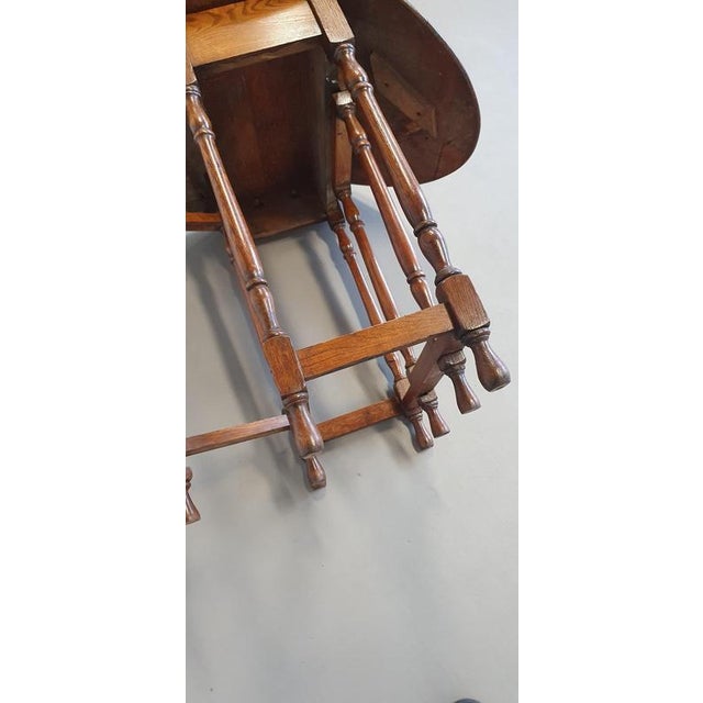 Drop Leaf Side Table For Sale - Image 6 of 12