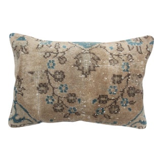 Vintage Authentic Rug Pillow Cushion Cover -16'' X 24'' For Sale