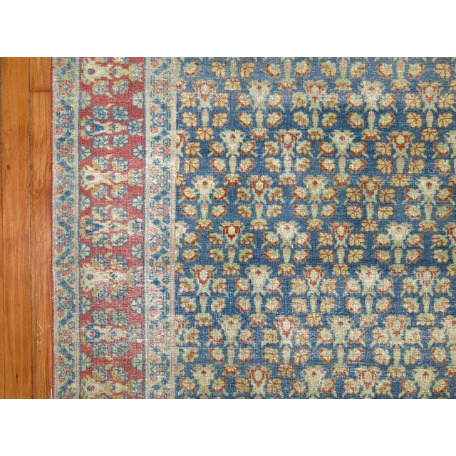 Denim Blue Antique Persian Joshegan Rug, Early 20th Century For Sale - Image 18 of 18