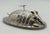 Metal Emilia Castillo Silver Plate Armadillo Butter Dish With Malachite, Taxco Mexico For Sale - Image 7 of 18