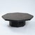 Brutalist Octagonal Coffee Table in Black Stone-Look Resin, 1970s For Sale - Image 4 of 17