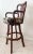Cherry Wood Custom Swivel Bar Stool Ethan Allen Style Vintage "Mint" Condition. For Sale - Image 4 of 12