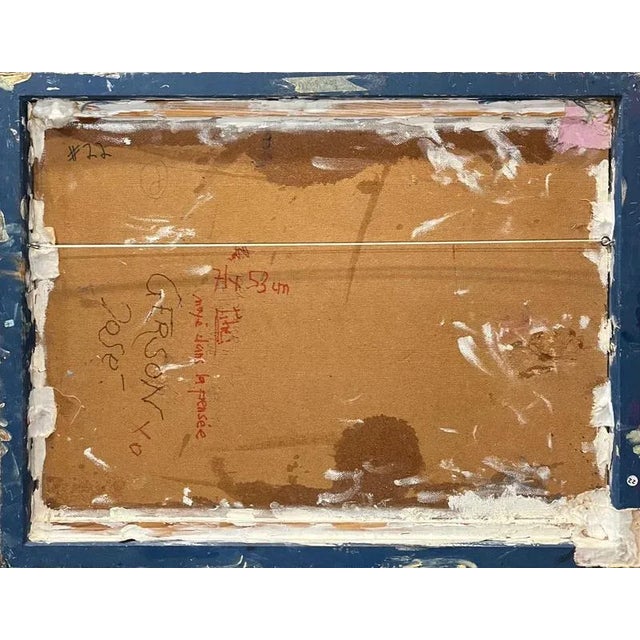 José Gerson, Drowned in Thought, 1992, Oil on Masonite For Sale - Image 11 of 12