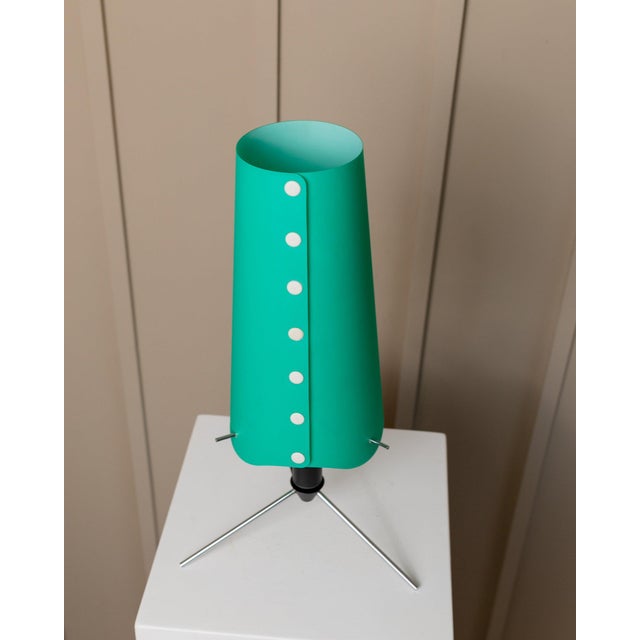 Metal Vintage Table Lamp in Chrome, 1980s For Sale - Image 7 of 11