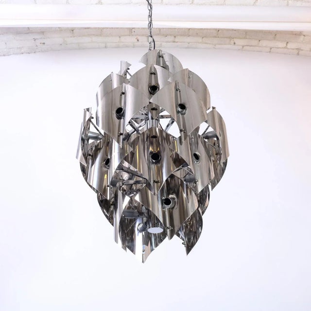 Large Chandelier, 1970s For Sale - Image 10 of 14