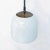 Mid-Century Italian Modern Opalin Glass Chanderlier with Central Steel Rod, 1970 For Sale - Image 4 of 9