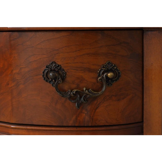 Vintage Walnut Georgian Style High Chest For Sale - Image 10 of 16