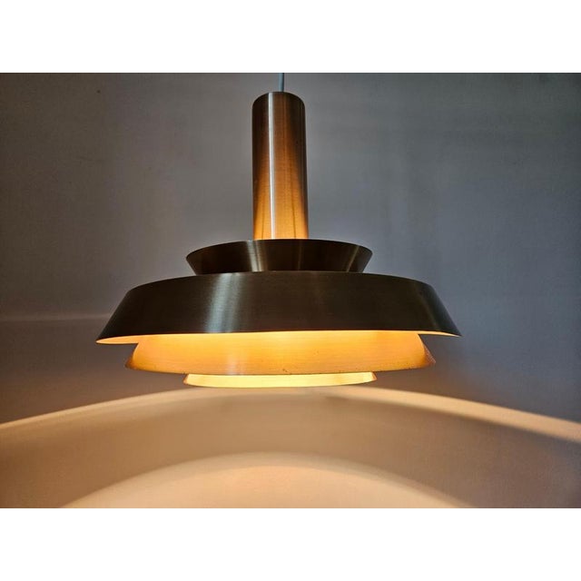 Mid-Century Pendant in the style of Jo Hammerborg, Denmark, 1970s For Sale - Image 10 of 15
