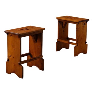Architectural Stool, Netherlands, 1960s For Sale