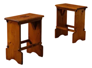 Architectural Stool, Netherlands, 1960s