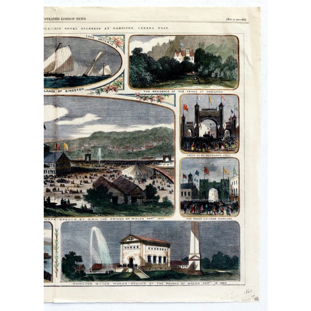 Illustration 1860 English Newspaper - the Illustrated London News, Nov 17 1860 (Recto-Verso, Coloured) For Sale - Image 3 of 10