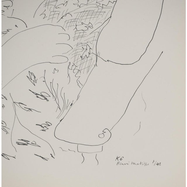 Henri Matisse, Séductrice, Semi Nude, Lithograph For Sale - Image 6 of 7