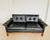 Vintage Scandinavian Mid-Century Black Buttoned Leather 2-Seater Sofa – Model Kardinal by IKEA, 1960s A stunning...