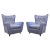 Gray Set of Vintage Wing Armchairs by Paolo Buffa For Sale - Image 8 of 8