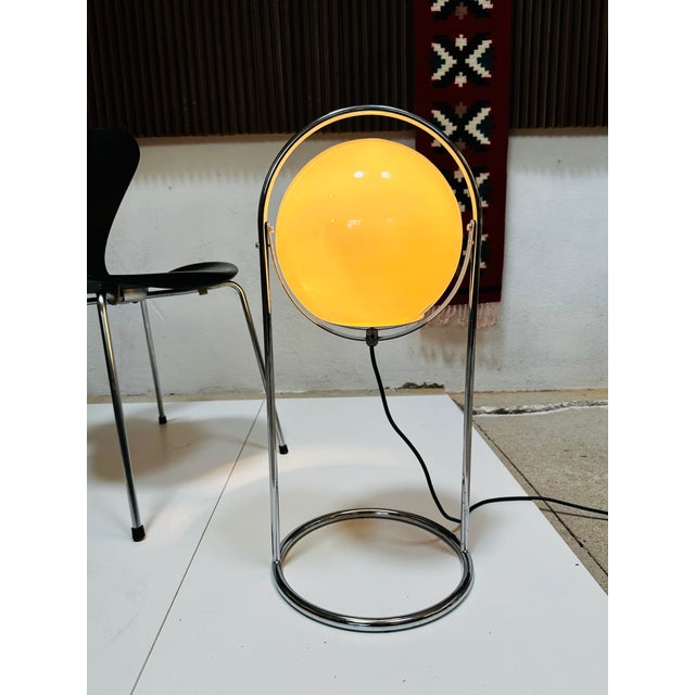 Mid-Century Space Age Modern Spherical Floor Lamp in Glass and Chrome, Germany, 1960s For Sale - Image 18 of 18