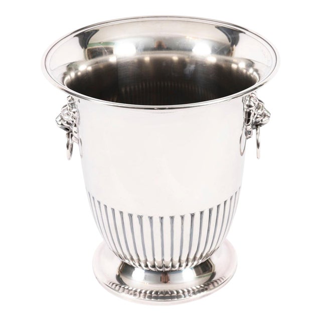 Antique Regency Revival Silver-Plated Cooler, Late 19th Century For Sale