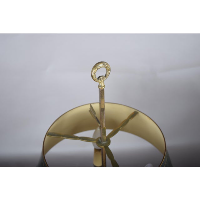 Gold Antique Empire Bronze Bouillotte Lamp with Swan Motifs, 1910s For Sale - Image 8 of 16