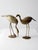 Mid Century Brass Heron Figurines Pair For Sale - Image 9 of 12