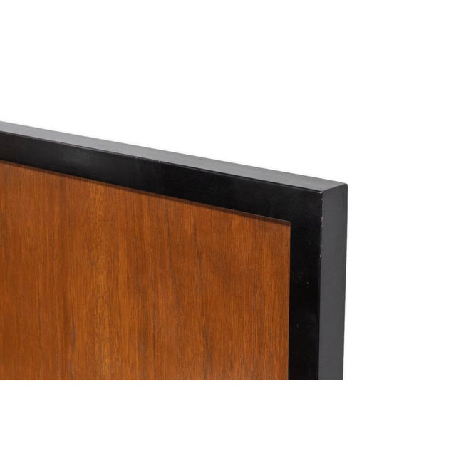 Mid-Century Modern George Nelson for Herman Miller Headboard With Floating Nightstands For Sale - Image 3 of 7