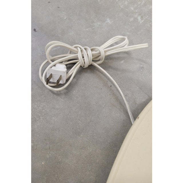 Vintage Tesselated Tile Mid Century Modern Brass Cap Floor Lamp in the Manner of Karl Springer by Fine Arts Lamps For Sale In West Palm - Image 6 of 12