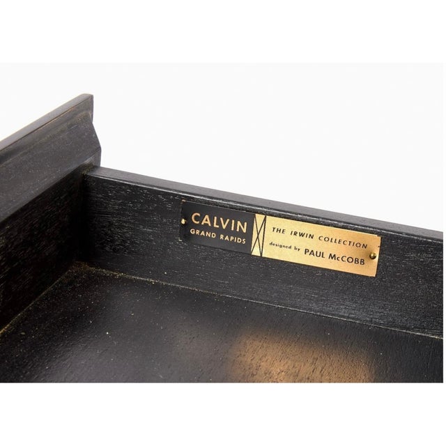 1950s Paul Mccobb for The Irwin Collection by Calvin Furniture Room Divider Shelf For Sale - Image 13 of 18