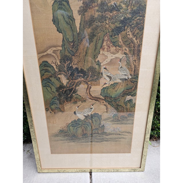 Qing Dynasty Artist Signed Hanging Scroll Attributed to Jiang Tingxi (1669–1732) For Sale - Image 10 of 12